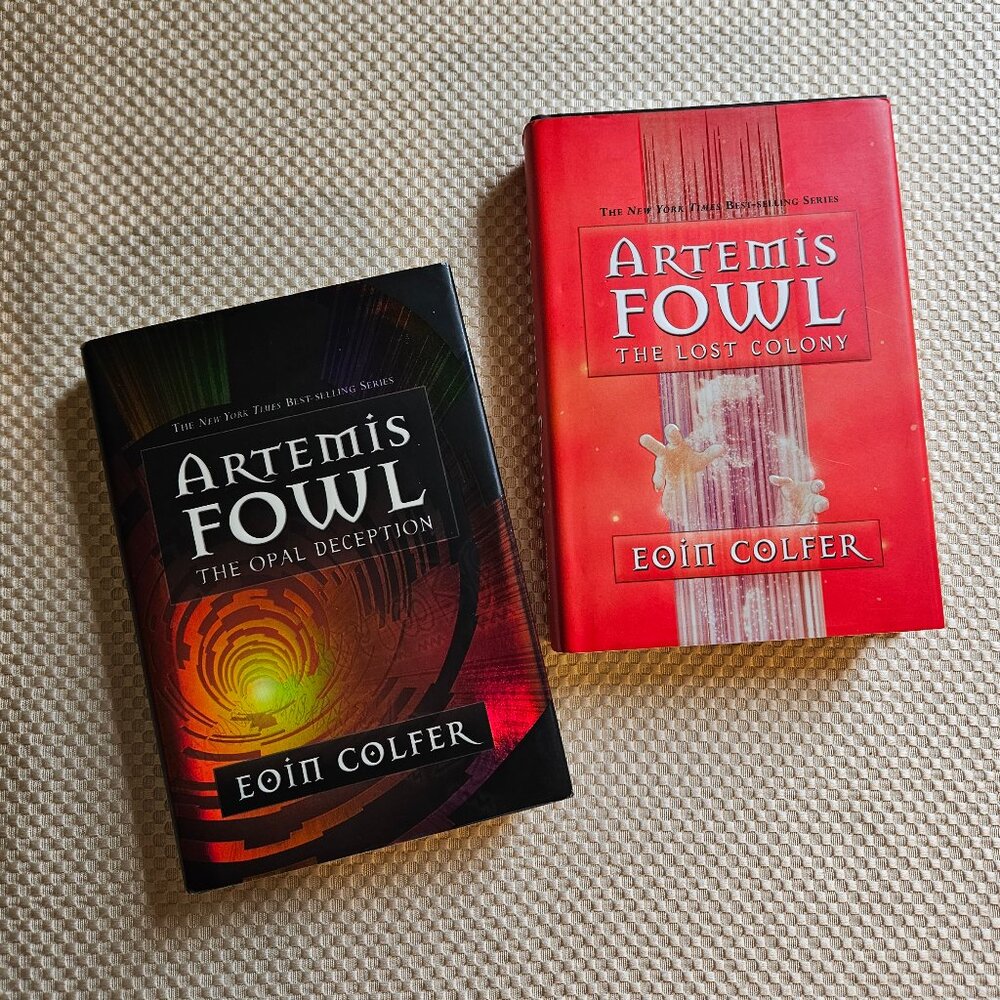 Artemis Fowl: The Lost Colony &The Opal Deception by Eoin Colfer - Hardcover Set